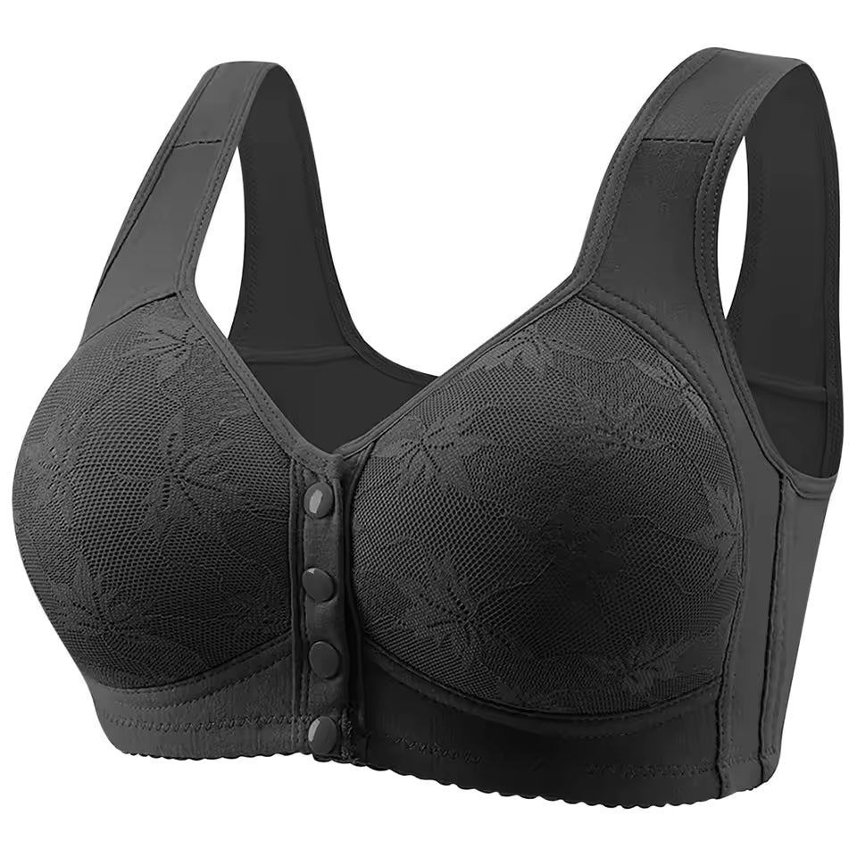 Underwear Women's Sleep Gathering Front Buckle Bra